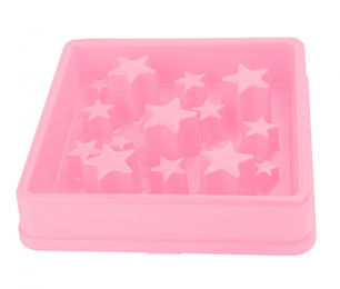 Eat Slow Live Longer Anti-Schlingnapf für mittelgroße Hunde Rosa Kunststoff 20 x 20 cm – Bild 1 von 3