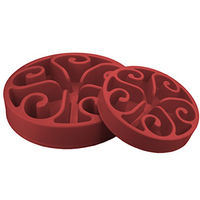 Produktbild von Eat Slow Live Longer Anti-Schlingnapf Slow Feeder aus Silikon Rot Klein - 1 Stk.