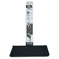 Produktbild von Eat Slow Live Longer Anti-Spill-Matte für Tiernäpfe Grau 38 x 54 cm