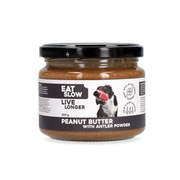 Produktbild von Eat Slow Live Longer Hundesnack Erdnussbutter mit Molkepulver 300 g ohne Farb- und Aromastoffe - 300 g