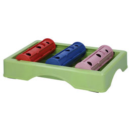 Produktbild von Eat Slow Live Longer Hundespielzeug Puzzle Roller Intelligenzspielzeug aus Kunststoff bunt