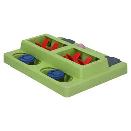 Eat Slow Live Longer Intelligenzspielzeug Puzzle für Hunde aus Kunststoff in Grün – Bild 1 von 2