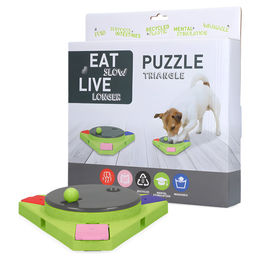 Eat Slow Live Longer Intelligenzspielzeug Puzzle Triangle aus Kunststoff bunt – Bild 1 von 3