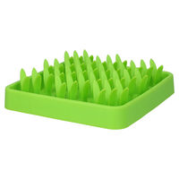 Produktbild von Eat Slow Live Longer Intelligenzspielzeug Schleckmatte für Hunde aus Silikon in Grün