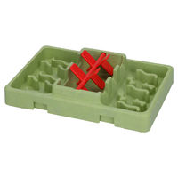 Produktbild von Eat Slow Live Longer Mini Puzzle Crazy River Intelligenzspielzeug für Hunde und Welpen aus Kunststoff in Grün