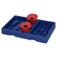 Produktbild von Eat Slow Live Longer Mini Puzzle Rainy Day Intelligenzspielzeug für Hunde und Welpen aus Kunststoff in Blau 13 x 19 cm