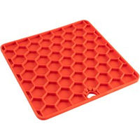 Produktbild von Eat Slow Live Longer Schleckmatte Fun & Relax für Hunde aus Silikon rot