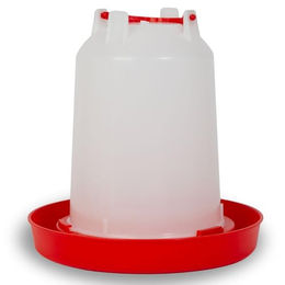 EBERTH Geflügel-Hühnertränke aus Kunststoff in Rot - 1,5 l – Bild 1 von 3