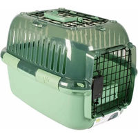 Produktbild von Ebi Adventurer Transportbox für Hund und Katze aus Kunststoff XL Transparent Grün