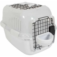 Produktbild von Ebi Adventurer Transportbox für Hunde und Katzen aus Kunststoff transparent weiß