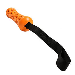 Ebi Crack Me Up Stick Hundespielzeug aus Gummi Größe L Orange Schwarz – Bild 1 von 2