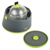 Produktbild von EBI Dreh- und Leckball Slow Feeder Hundespielzeug aus Kunststoff Grau