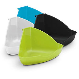 Ebi Ecktoilette aus Kunststoff für Nagetiere wie Hamster Kaninchen und Frettchen 49 cm – Bild 1 von 3