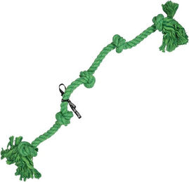 Produktbild von ebi Floss Hundespielzeug Spielseil mit 5 Knoten aus Baumwolle Grün XXL - 1 Stk.