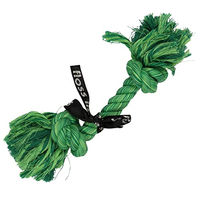 Produktbild von EBI Hundespielzeug Do You Even Floss Dawg Spielseil mit 2 Knoten aus Baumwolle Grün 20 cm - 20 cm