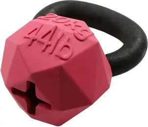 Ebi Hundespielzeug Ebi Gewicht Größe L aus Gummi mit Nylon-Griff und Snacköffnung in Lila/Schwarz/Rosa – Bild 1 von 3
