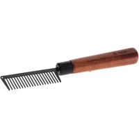 Produktbild von Ebi Japandi Entwirrungskamm aus Holz in Schwarz und Braun