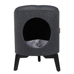 Ebi Katzenhöhle Louis Blauw aus Stoff – Bild 1 von 3