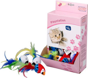 Produktbild von ebi Katzenspielzeug Shortplush Crack mit Catnip aus Filz in Bunt