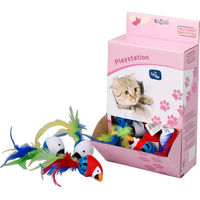 Produktbild von ebi Katzenspielzeug Shortplush Crack mit Catnip aus Filz in Bunt