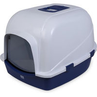 Produktbild von ebi Katzentoilettenhaus Eco Jumbo Haubentoilette aus Kunststoff in Blau