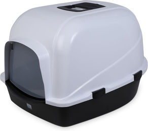 ebi Katzentoilettenhaus Eco Jumbo XL Schwarz aus Kunststoff – Bild 1 von 2