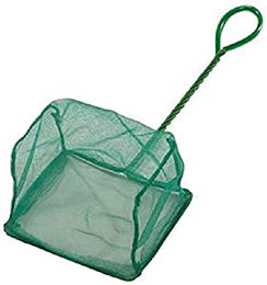 EBI Kescher U-Form fein für Fische in Grün aus Kunststoff 25 cm - 25 cm – Bild 1 von 3