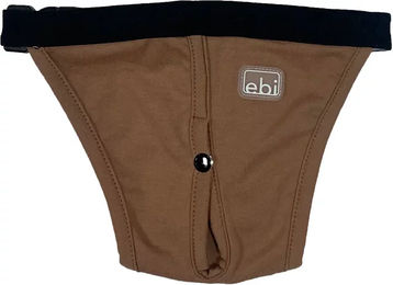 Ebi Klassische Hundehose aus Baumwolle Braun Größe S - 1 Stk. – Bild 1 von 2