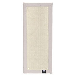 Ebi Krappa Kratzmatte für Katzen aus Sisal Weiß Beige 58 x 24 cm – Bild 1 von 2