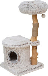 EBI Kratzbaum Manila für Katzen aus Naturholz in Beige – Bild 1 von 2