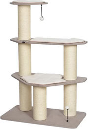 Ebi Kratzbaum Meru für Katzen in Braun mit Sisal 90x50x132,5 cm – Bild 1 von 5