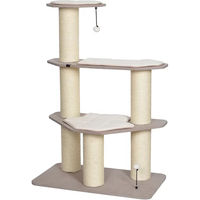 Produktbild von Ebi Kratzbaum Meru für Katzen in Braun mit Sisal 90x50x132,5 cm