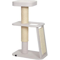 Produktbild von Ebi Kratzbaum Miyato Katzenmöbel Weiß mit Sisal 56x36x91 cm