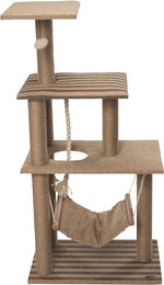 Ebi Kratzbaum Natural Elm mit Sisal in Braun und Beige 60 x 40 x 118,5 cm – Bild 1 von 4
