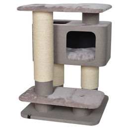 Ebi Kratzbaum Veliki für Katzen in Beige mit Sisal – Bild 1 von 2