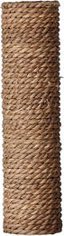 Produktbild von Ebi Kratzsäule für Katzen aus Naturmaterialien mit Bananenblatt und Waterhyacint in Braun