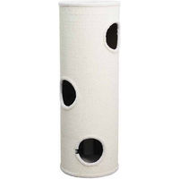 Produktbild von EBI Kratztonne Edinburgh Katzen Kratzbaum Creme 40x40x115 cm mit Sisal