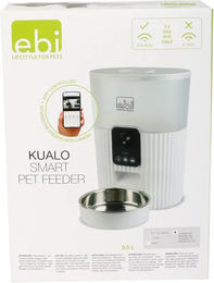 Produktbild von Ebi Kualo Smarter Futterautomat für Hunde mit WiFi in Weiß aus Kunststoff