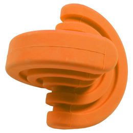 Ebi Lick My Ball Hundespielzeug aus Naturkautschuk Orange 7,8 x 7,8 x 7,8 cm - 1 Stk. – Bild 1 von 2