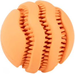 Produktbild von Ebi Nibble Me Hundespielzeug aus Gummi Orange für erwachsene Hunde