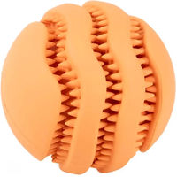 Produktbild von Ebi Nibble Me Hundespielzeug aus Gummi Orange für erwachsene Hunde