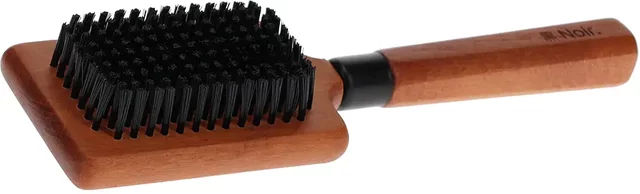 EBI Noir Japandi Nylonbürste für alle Felltypen in Schwarz und Braun – Bild 1 von 3