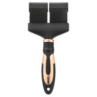 Produktbild von Ebi Noir Slicker-Bürste flexible Zupfbürste für Hunde und Katzen 21 x 9,5 cm