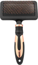 Ebi Noir Zupfbürste aus Edelstahl für Hunde und Katzen in Schwarz – Bild 1 von 3