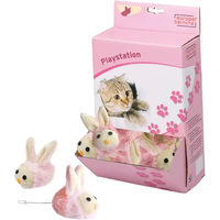 Produktbild von Ebi Owl Elektrisches Katzenspielzeug aus Plüsch in Grau oder Rosa