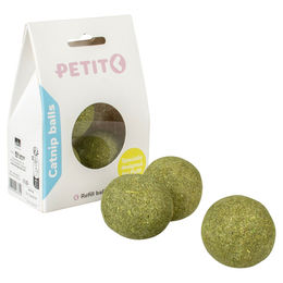 EBI Petit Cat Toy Katzenminze-Bälle 3er-Set Grün – Bild 1 von 4