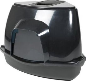 Produktbild von Ebi Prism 60 Ecktoilette für Katzen Schwarz aus Kunststoff Größe M