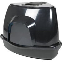 Produktbild von Ebi Prism 60 Ecktoilette für Katzen Schwarz aus Kunststoff Größe M