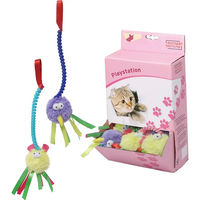 Produktbild von Ebi Rabbit Elektrisches Katzenspielzeug aus Plüsch in Rosa und Bunt