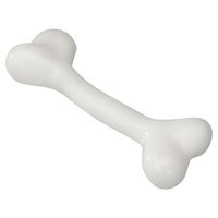 Produktbild von Ebi Rubber Bone Hundespielzeug aus Latex mit Vanillegeschmack weiß Größe S - 14,75 cm